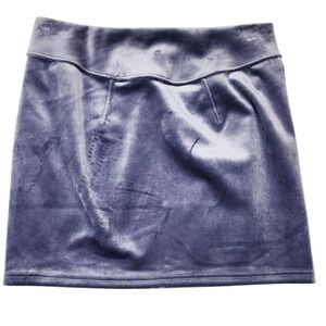 Lululemon Scuba HR Mini Skirt Women L Nightfall Velvet High Rise Tight Fit